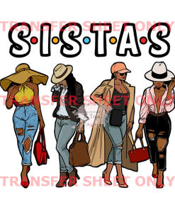 Strength In Sisterhood Greek Collection (SCREEN PRINT IRON ON TRANSFER SHEET ONLY)